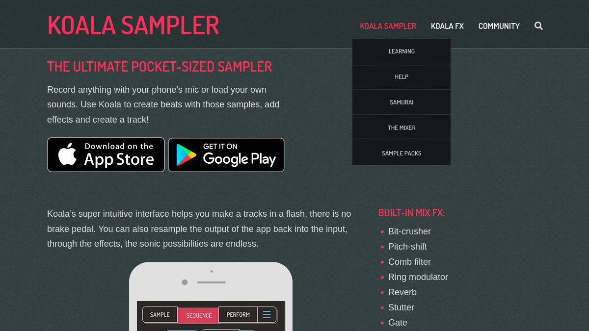 交互1: Koala Sampler