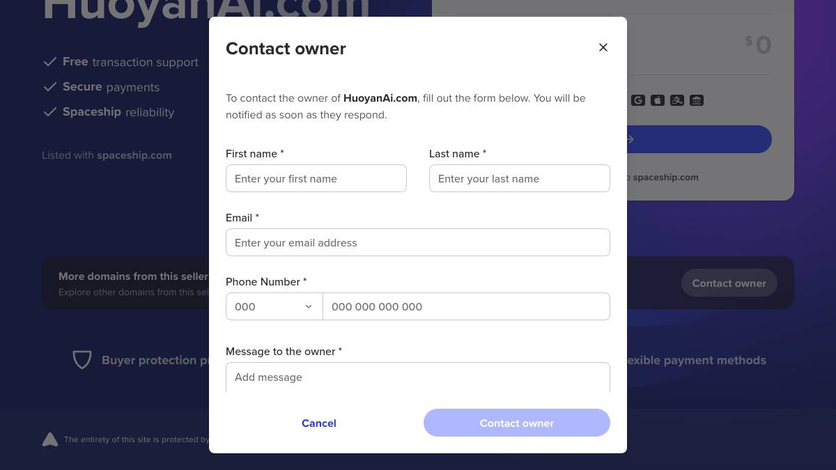 交互1: Contact owner