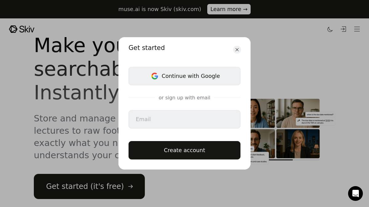 交互1: Get started (it's free)