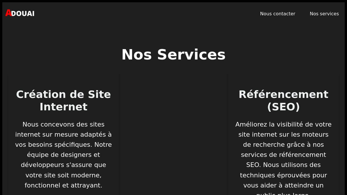 交互2: Nos services