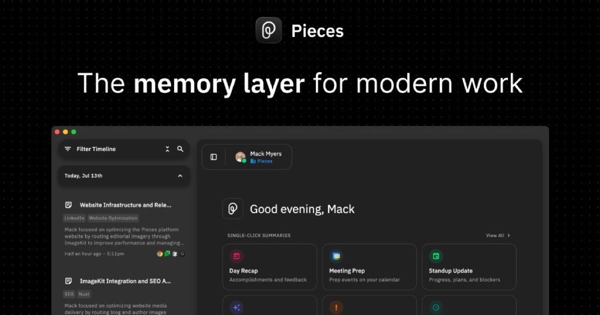 Pieces for Developers