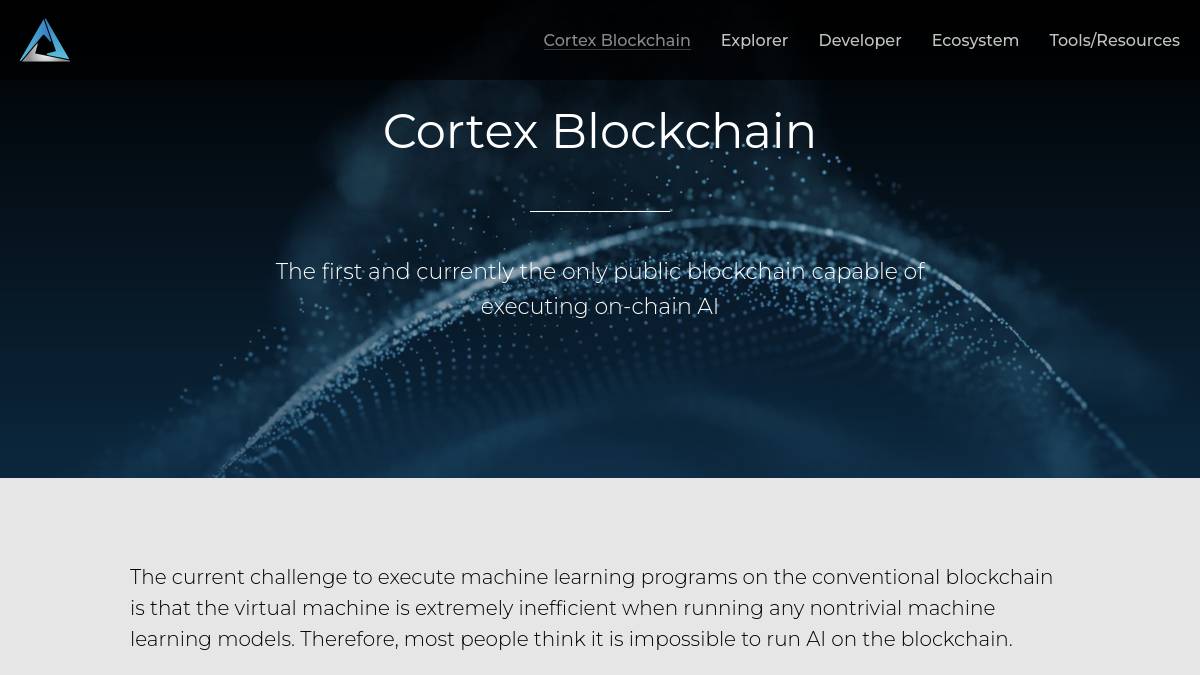 交互1: Cortex Blockchain